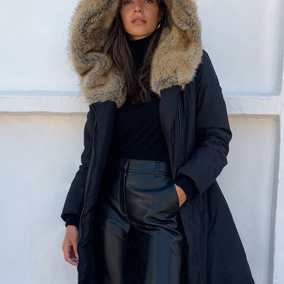 Babaton st. moritz parka Mid-length down parka jacket - Picture 1 of 4